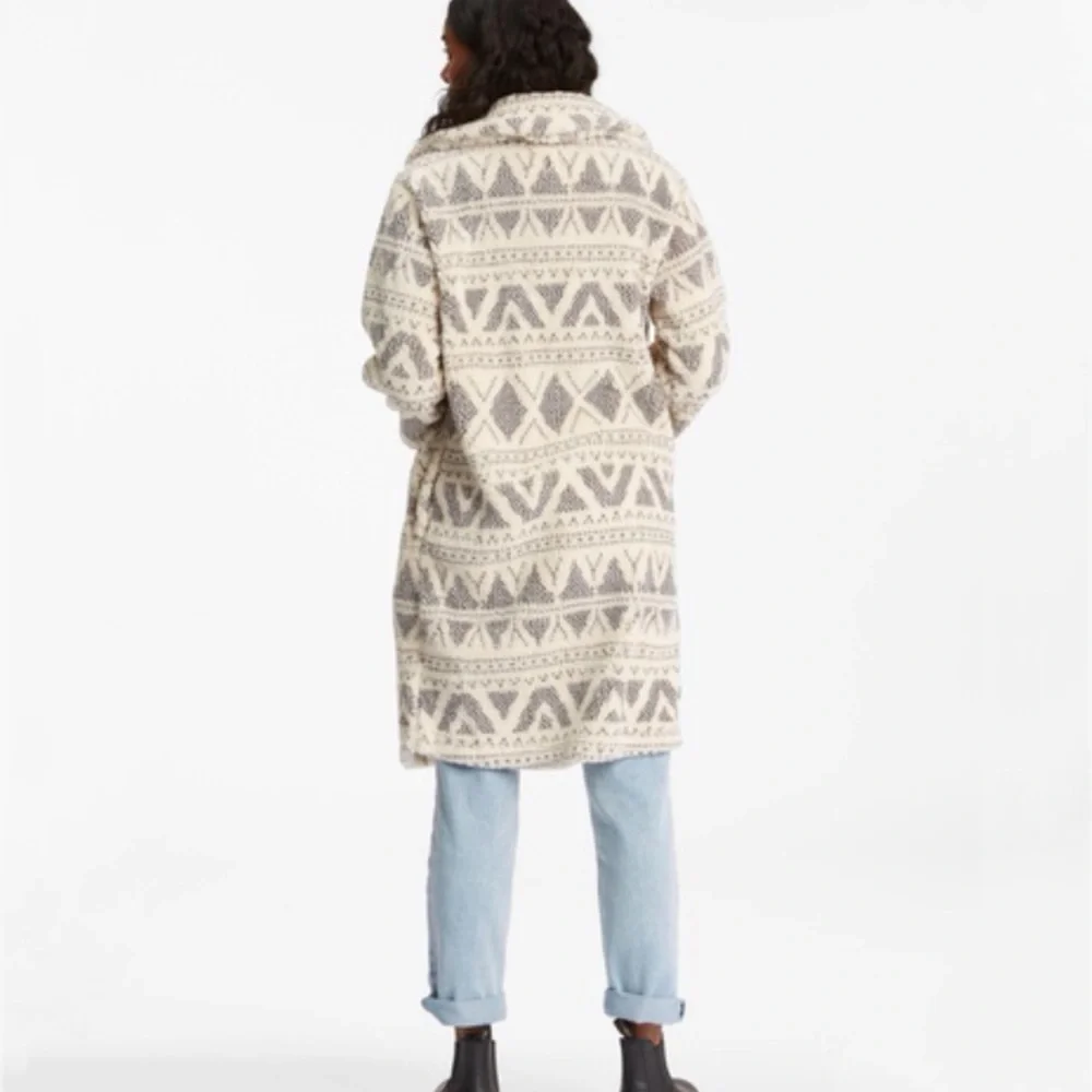 ☁️BILLABONG MONTREAL LONG LINE SHERPA JACKET☁️ - Picture 9 of 13